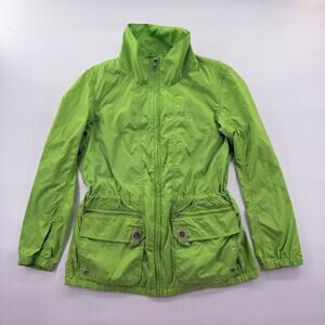 Ralph Lauren Golf Green Jacket Women’s Size M Pockets Logo Windbreaker